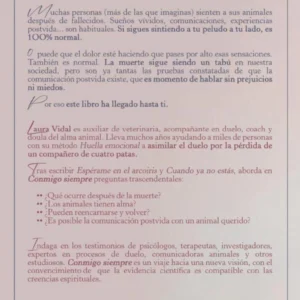 conmigo siempre una vision sin prejuicios sobre la muerte de tu companero animal Conmigo siempre